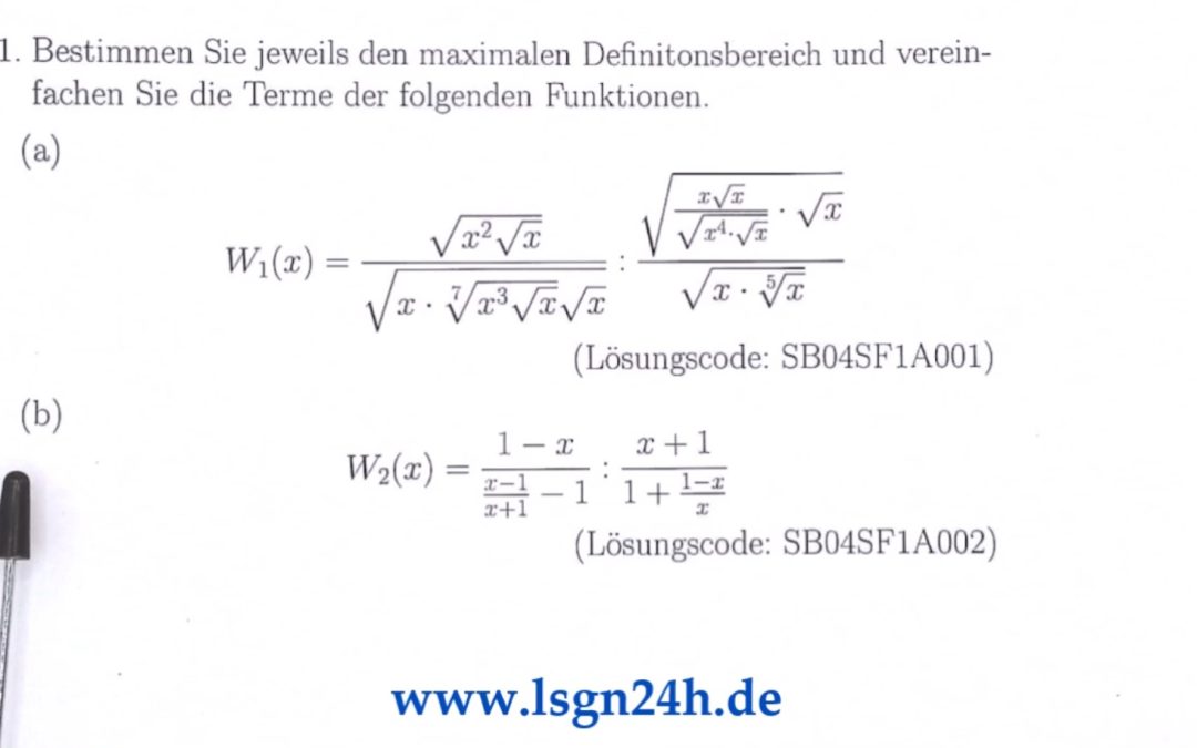 Wie kann man den Bruchterm vereinfachen?