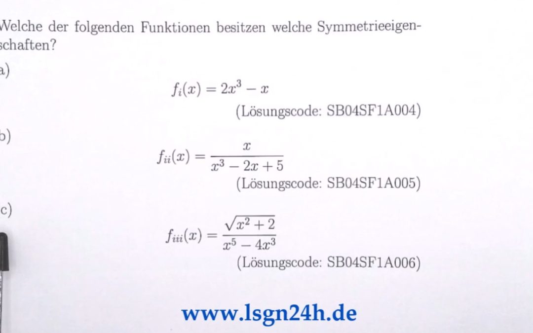 Welche Symmetrie besitzt $f_{iii}$?